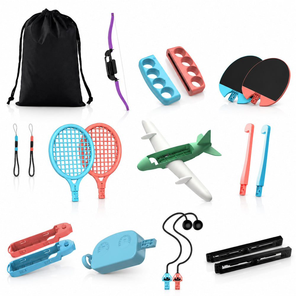 20-in-1 Game Sports Kit for for OLED/2/1/Joy-Con ABS Plastic Wireless